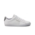 Le Coq Sportif Agate LO Lace-Up White Smooth Leather Womens Trainers 1720030