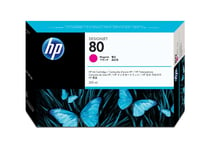 HP 80 Magenta Ink Cartridge C4847A 350ml (VAT Included) - Free P+P/SEALED