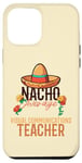 Coque pour iPhone 15 Pro Max Professeur moyen de communication visuelle Nacho