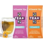 Vitabiotics TEA+ ( Tea Plus ) Total Detox Programme Vitamin Tea Set - Helps Maintain Hair, Nails & Skin as well as the immune system | Herbal Tea with fruit flavour | 28 Tea Bags in a 2 week routine