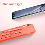 ESR iPhone XR Crocs Ultra Slim Perfect Fit Strong Silicone Case Cover Coral