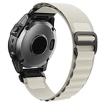 Garmin Fenix 7 etc. 22mm Klokkebånd - Hvit