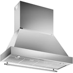 K120HERTX + KC48HERTX Heritage Fläkt, 120 cm, rostfritt stål