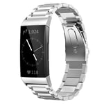 Fitbit Charge 3 Steel Hocolike Stainless Strap Silver