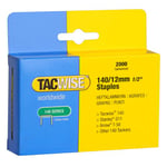 Tacwise 0348 Boîte de 2000 Agrafes galvanisées 12 mm Type 140
