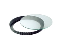 Kaiser 23.0062.2040, Tårtring, Rund, Svart, Transparent, Glas, 28 Cm, 1 Styck