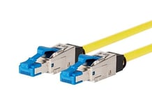METZ CONNECT Câble patch 40G catégorie 8.1, AWG26, 1,5 m, jaune