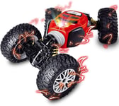 MIEMIE 2.4G Electric One-Button Twisted Deformation Drift Mountain Climbing Turn Over Stunt RC Off-Road Vehicle Climber Truck 1:14 Drive High-Speed Remote Twisted Car for Any Terrain Toy