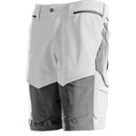 Maskotshorts 22149-605, stretch, vit/stengrå, lgd. 29 storlek C56