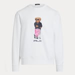 Ralph Lauren Longsleeve Bear Genser Herre Hvit  S