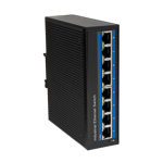 LogiLink Industrial Gigabit Ethernet Switch, 8-Port 10/100/1000 Mbps