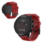 Suunto 9 Baro durable silicone watch band - Red