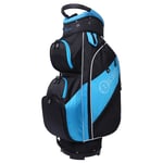 Ram Golf Lightweight Ladies Trolley Bag with 14 Way Dividers Top (Black/Teal/White)