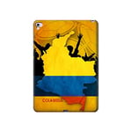 Innovedesire Colombia Football Soccer Map Flag Tablet Etui Coque Housse pour iPad Pro 12.9 (2015,2017)