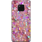 Huawei Mate 20 Pro Gennemsigtigt Telefoncover Glitter