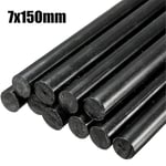 10st 7x100mm 7x150mm Bilbucklor Reparation Limstift Bilkaross Lackerad Dent Repair Svart Smältremsa Reparerande Limstift Verktyg| | 10Pcs 7x150mm 02
