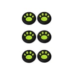 OSTENT 6 x Colorful Analog Joystick Button Protector Compatible for Sony PS4 Controller - Color Green