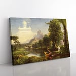 Big Box Art Thomas Cole The Ages of Life Youth Canvas Wall Art Print Ready to Hang Picture, 76 x 50 cm (30 x 20 Inch), Multi-Coloured