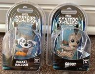 Neca Scalers Marvel Gaurdians of the Galaxy figures Rocket Racoon and Groot new