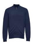 Luxury Jersey Baseball Jacket Tops Sweat-shirts & Hoodies Sweat-shirts Blue Polo Ralph Lauren