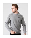Barbour International Essential Crew Mens Sweatshirt - Grey - Size 2XL