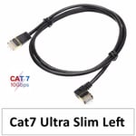 3.0m Left Câble Ethernet Lan RJ45 Cat7 FTP RJ 45, cordon raccordement Compatible avec Cat6, Modem et routeur Nipseyteko