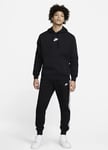 Nike Fleece Repeat Logo Full Tracksuit Set Hoodie Joggers Black Size Large BNWT