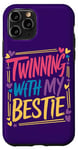Coque pour iPhone 11 Pro Twinning Avec Ma Meilleure Amie - Twin Matching