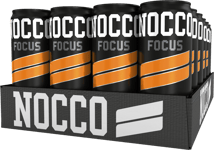 NOCCO Focus - Black Orange 33cl x 24st (helt flak)