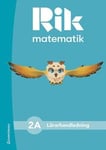 Rik matematik 2A Lärarpaket - Tryckt bok + Digital lärarlicens 36 mån