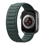 Dux Ducis BL Series - Apple Watch 9/8/7/6/5/4/3/2/1/SE 41/40/38mm Magnetisk twill armband Evergreen