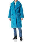 United Colors of Benetton Women's Coat 2EYHDN00R, Light Blue 30M, XL