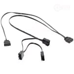 NZXT Aer RGB 2 Fan to Standard ARGB Adapter Motherboard Control Cable