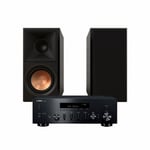 Yamaha R-N600A &amp; Klipsch RP-500M II Stereopaket