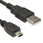 DURAGADGET - Câble mini USB de synchronisation, chargement et transfert de donn? compatible avec GPS Coyote Coyote Nav