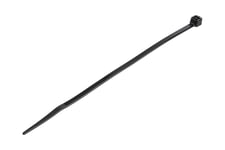StarTech.com 15cm(6") Cable Ties, 3mm(1/8") wide, 39mm(1-3/8") Bundle Diameter, 18kg(40lb) Tensile Strength, Nylon Self Locking Zip Ties with Curved Tip, 94V-2/UL Listed, 100 Pack, Black - Nylon 66 Plastic - TAA (CBMZT6B) - kabelsamlare - TAA-kompatibel