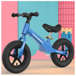 QMMD 12.5 Inch Balance Bike for 2-6 year old Boy Girls Lightweight Balance Training Bicycle No Pedals for Kids Ride On Bicycle Adjustable seat Ride-On Toys Gifts,I blue