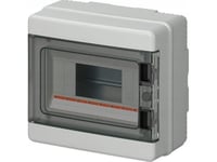 Elettrocanali Ec62012e Modulär Pv-Växel 1X12 Utanpåliggande, Transp. Dörr Serie 620 Ip65 280X220x100 Skena N+Pe Boll Ec62012e