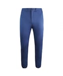 Lacoste Leisure Regular Fit Mens Blue Trousers Cotton - Size 32W/34L