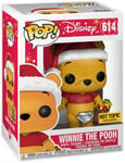Figurine Funko Pop - Winnie L'ourson [Disney] N°614 - Winnie L'ourson (Noël) - Pailleté (51675)