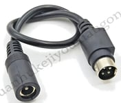 4 Pin plug to 5.5 x 2.1mm barrel TV 12V Power Lead Adapter Plug Car Caravan Boat