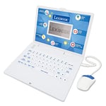 Lexibook - Educational and Bilingual Laptop Italian/English - Toy with 124 Activities to Learn, Play Games and Music - Blue/White, JC598i5