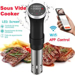 WIFI Sous Vide Cooker Culinary Immersion Circulator Slow Cooker 1100W Timer App