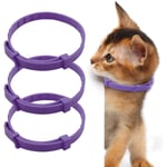 3 st katt lugnande halsband justerbar katt feromoner lugnande halsband