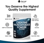 Creatine Monohydrate Powder 100% Pure Micronized Creatine - Increased Absorptio