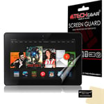 TECHGEAR Screen Protector for Amazon Kindle Fire HDX 7" 7.0 inch 2013 - Clear Lcd Screen Protector With Cleaning Cloth & Application Card (3rd Generation tablet)