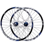 TYXTYX 26, 27.5, 29 Inch Mountain Bike Wheelset Bicycle Wheel Wheelset (Front + Back) Double-Walled Made of Aluminum Alloy with Quick Change Disc Brake 32H 7-11 Speed Cassette,C,27.5inch