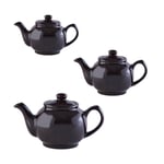 Price & Kensington Set of 3 Rockingham Stoneware Teapot Multi Serving Tea Pots