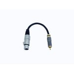 Câble RCA vers XLR femelle Adaptateur SADC