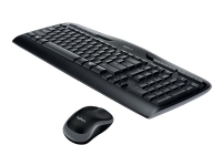 Logitech Wireless Combo MK330 - Sats med tangentbord och mus - trådlös - 2.4 GHz - ryska - svart